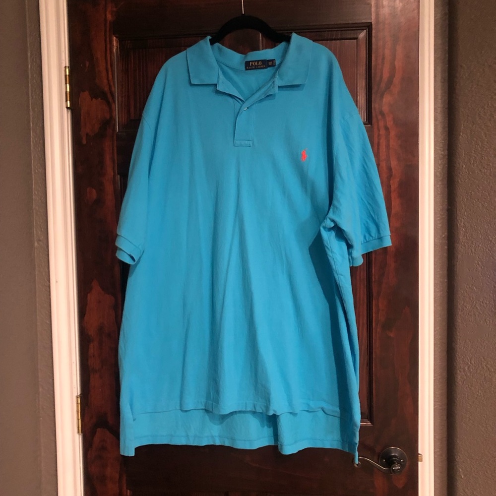 Polo by Ralph Lauren Turquoise Men's Polo Shirt